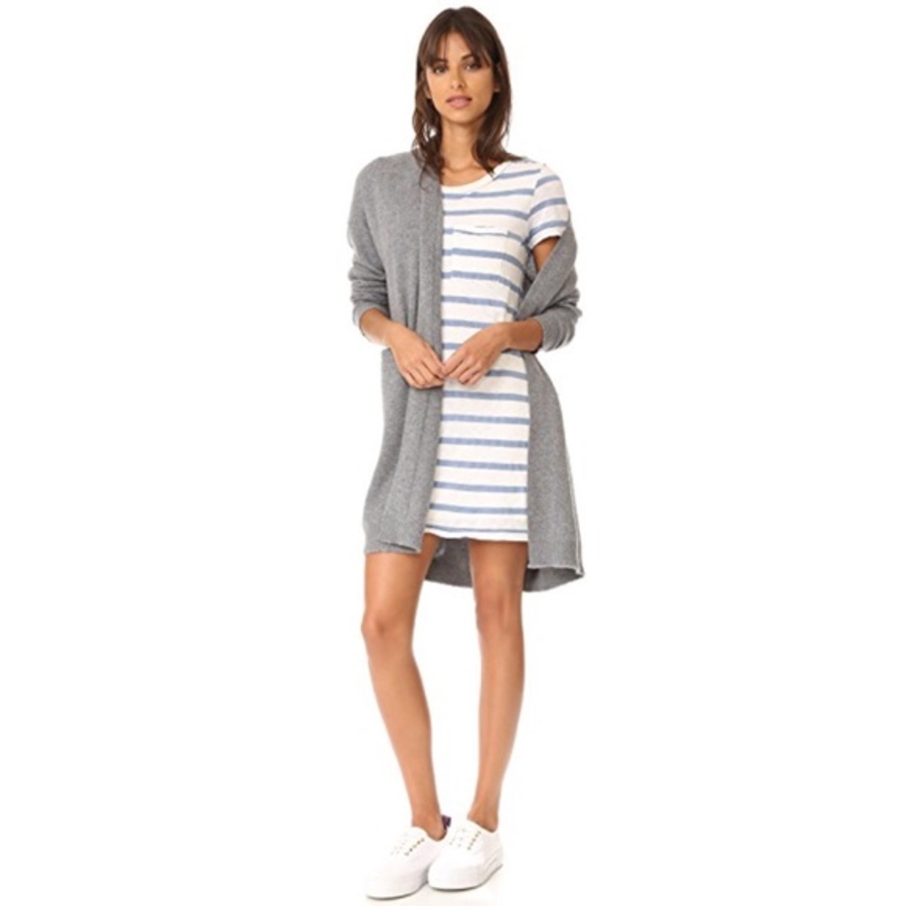 NWOT Cliffbrook Melange Stripe Dress in Chambray